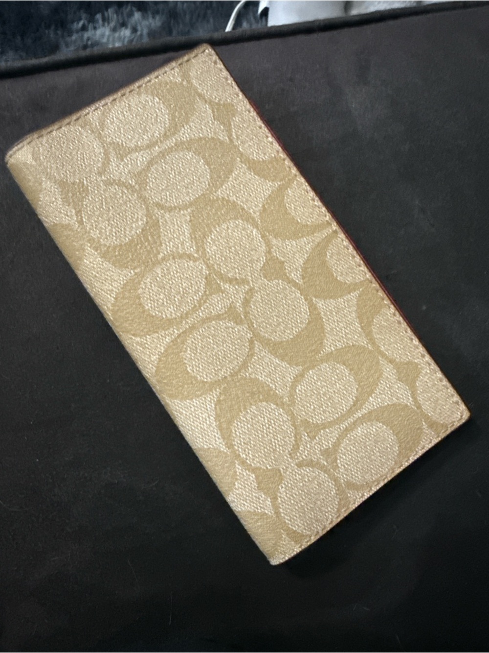 Coach Checkbook Cover